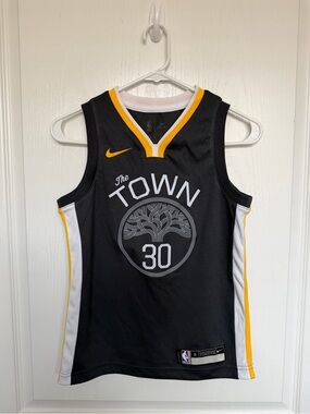 Nike GRAY Basketball Jersey with Yellow & White Trim